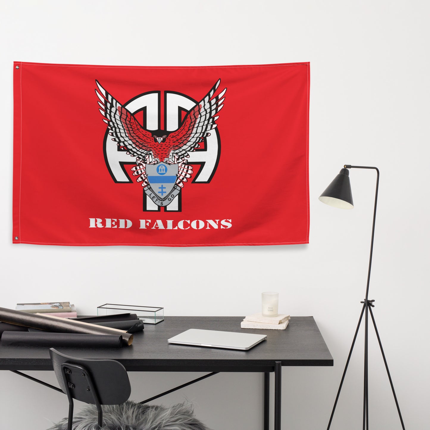 Red Falcons Flag / 1-325 AIR BN Flag
