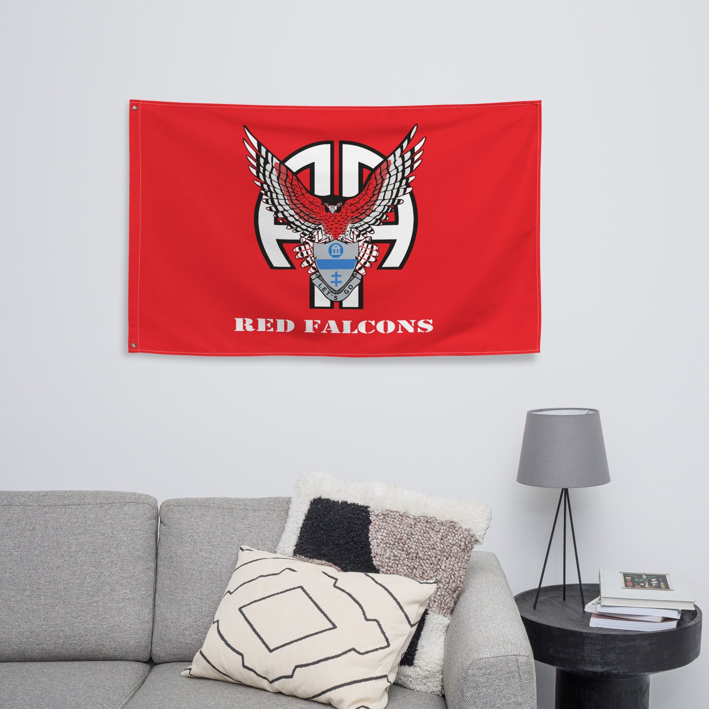 Red Falcons Flag / 1-325 AIR BN Flag