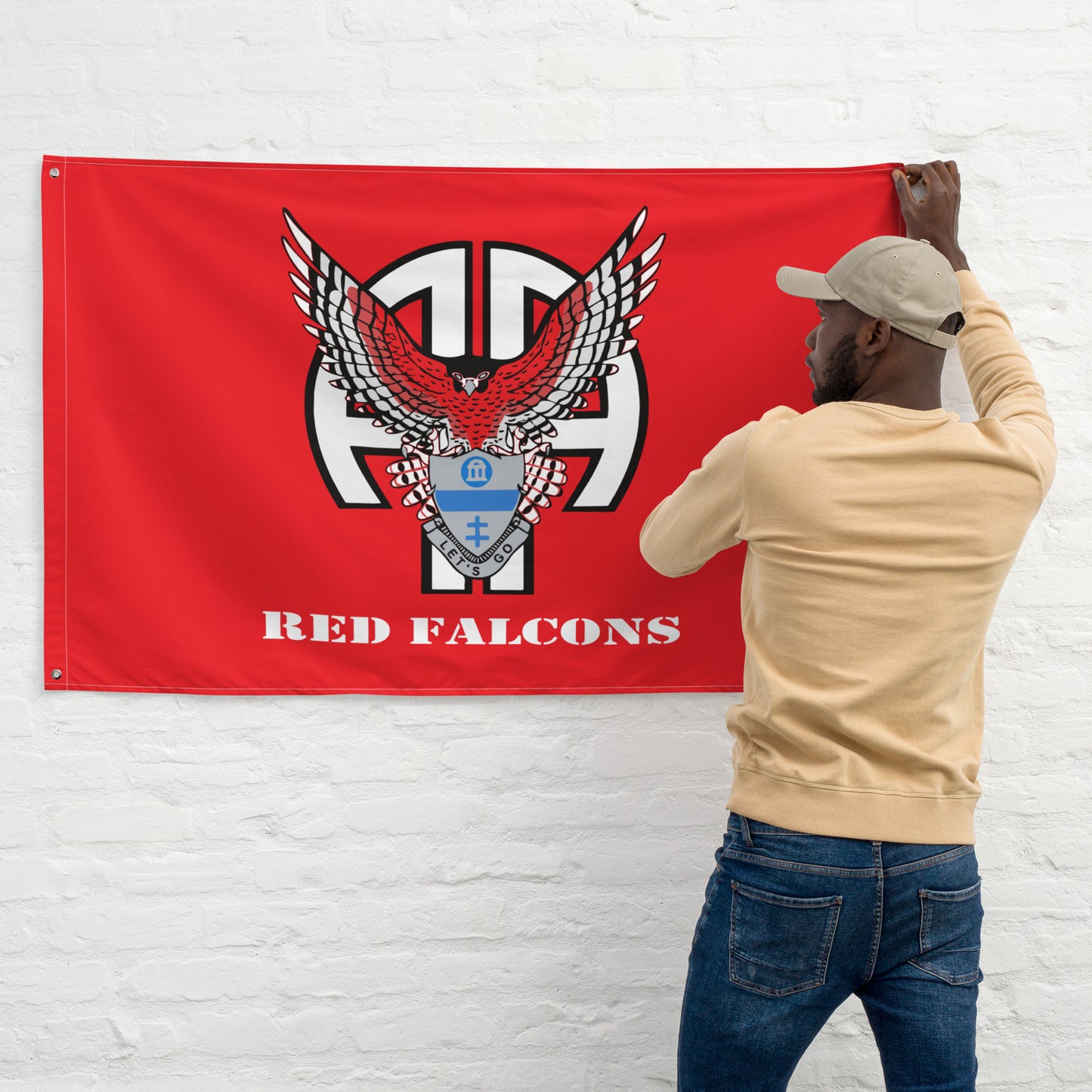 Red Falcons Flag / 1-325 AIR BN Flag