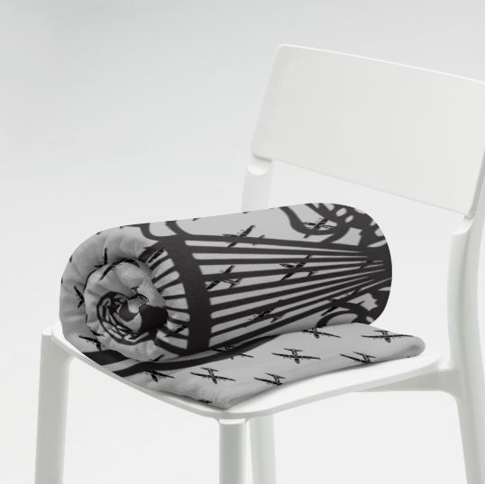 Do you feel that your home is missing an eye-catching, yet practical Paratrooper element? Solve this problem with a JMUSA soft silk touch throw blanket that's ideal for lounging on the couch during chilly evenings.