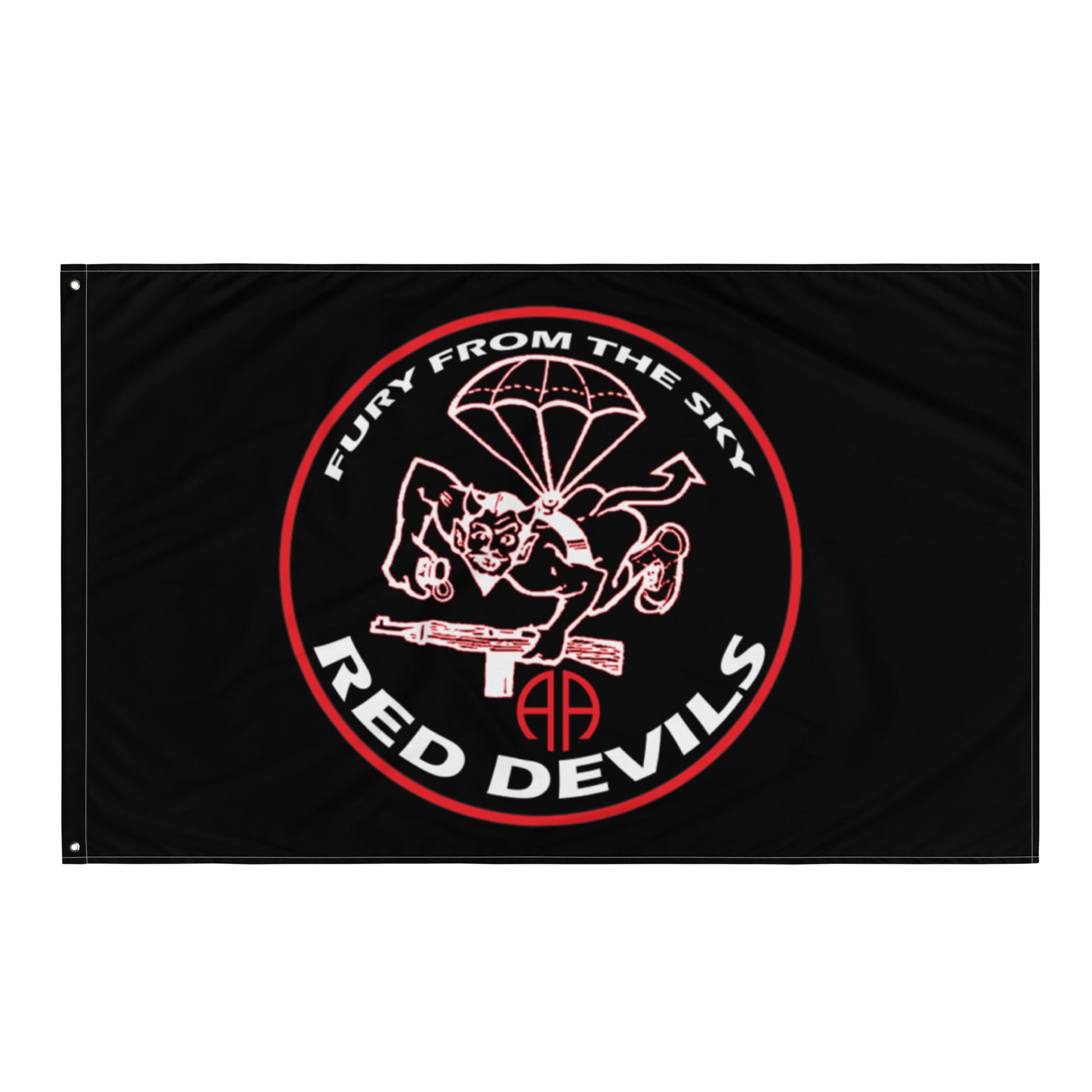 Rep your background with this 508 Parachute Infantry Regiment Flag. Perfect to hang in your home or office. Your 34" x 56" flag won’t crease or shrink thanks to the polyester material and will last a long time. Fury from the Sky!
