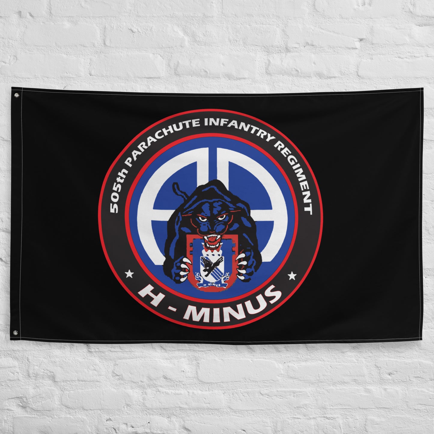 H Minus - 505th Parachute Infantry Regiment Flag