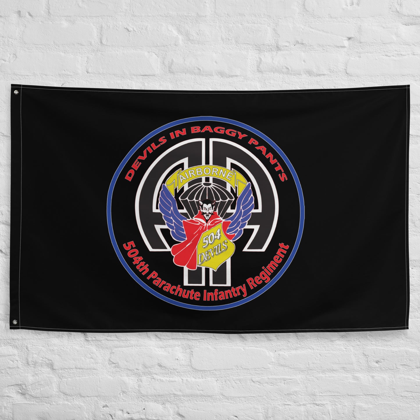 504th PIR Flag - Devils in Baggy Pants