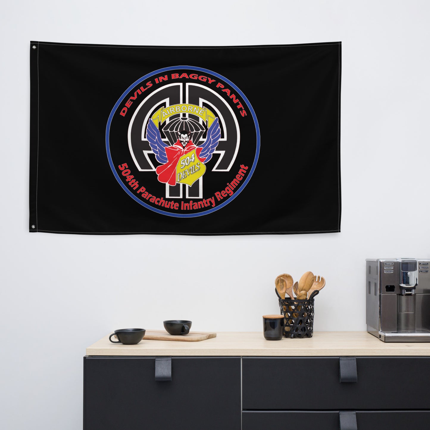 504th PIR Flag - Devils in Baggy Pants