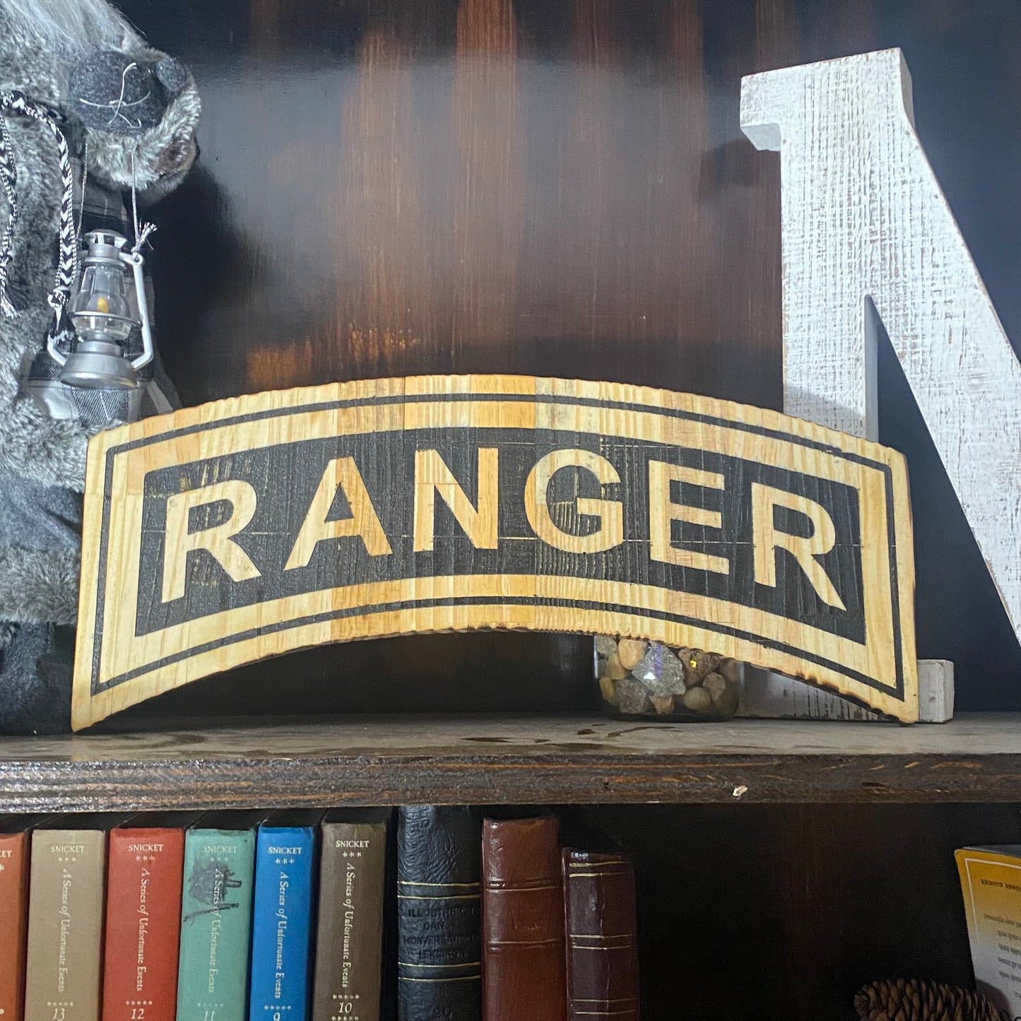 Army Tabs - Laser engraved - Custom Message on back