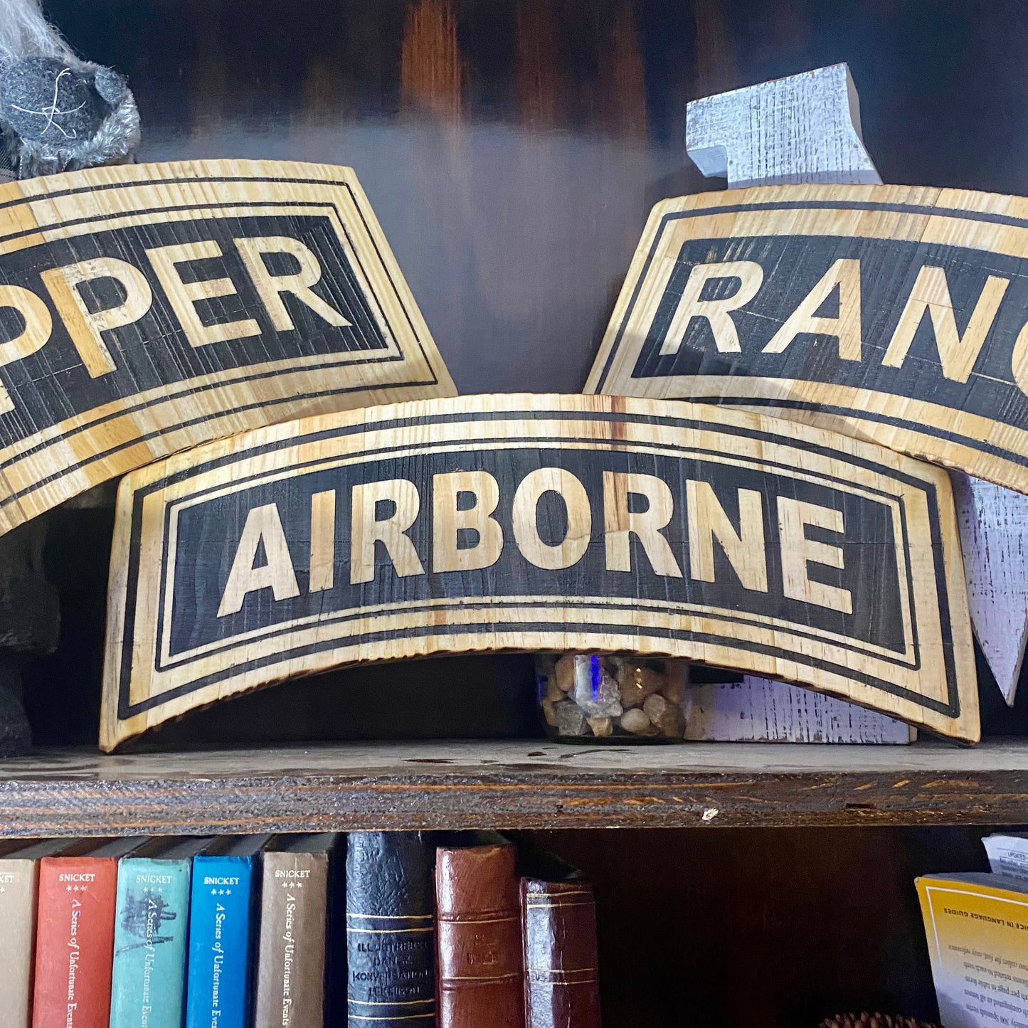 Army Tabs - Laser engraved - Custom Message on back
