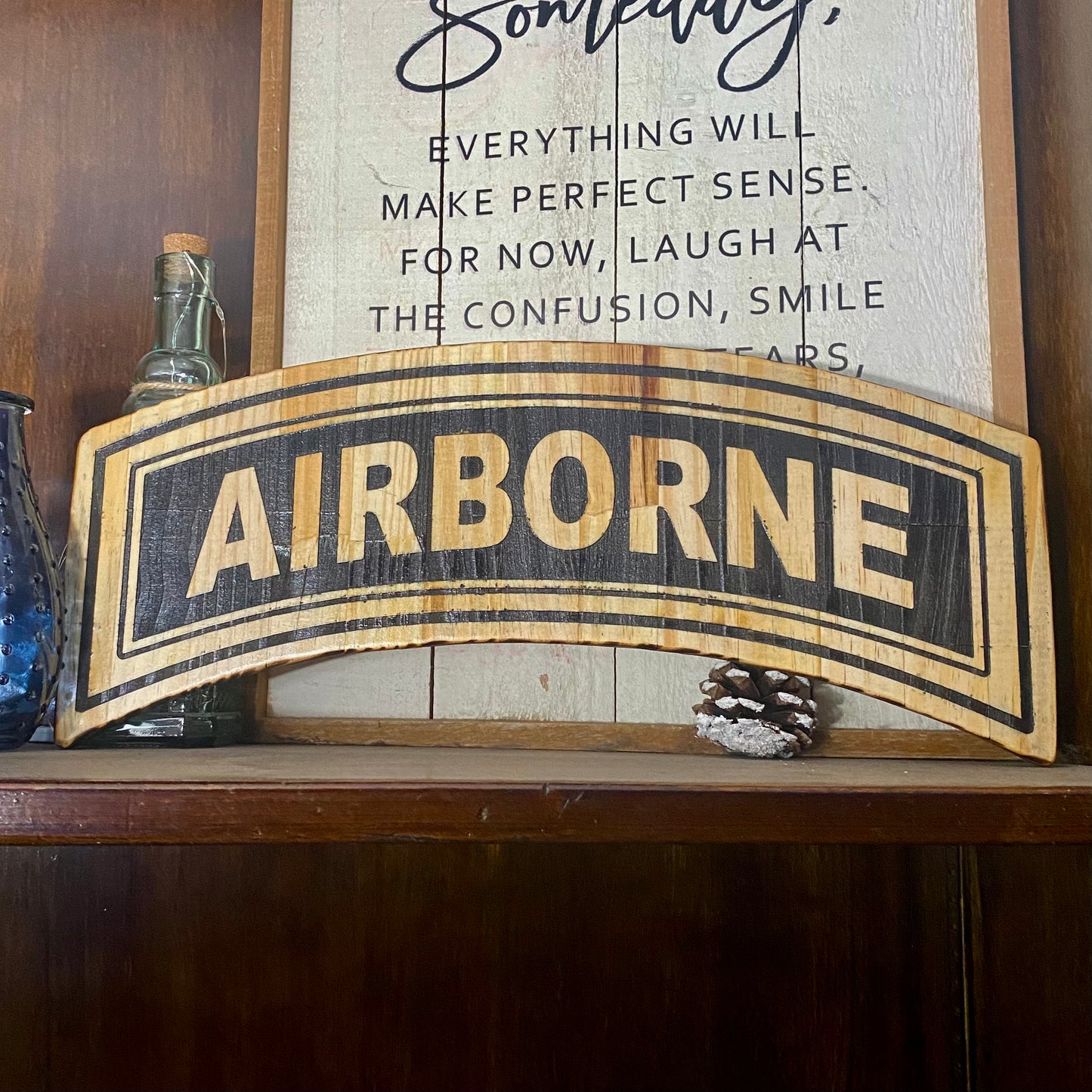 Army Tabs - Laser engraved - Custom Message on back