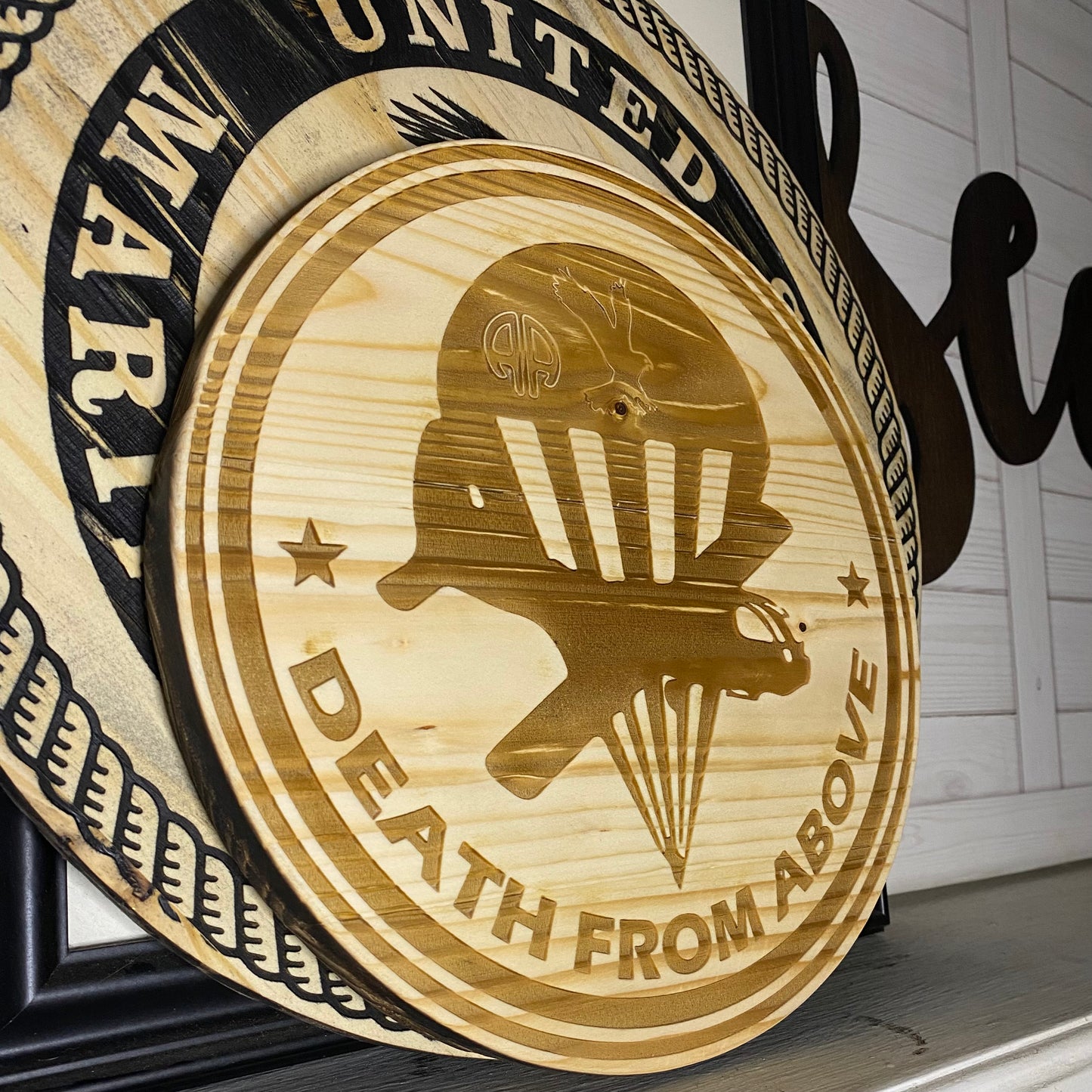 Custom Wood Rounds - Logo Centered Round Cutout