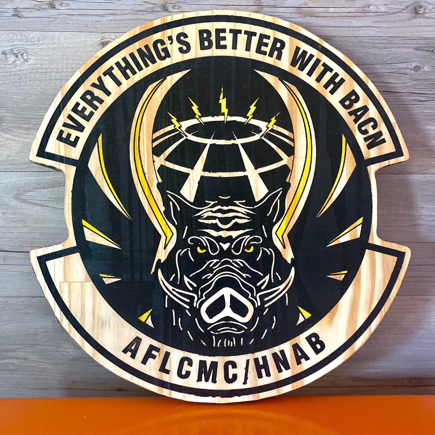 Custom Wood Rounds - Logo Centered Round Cutout