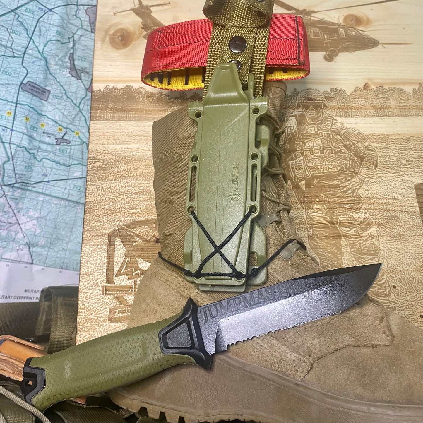 JM USA Engraved Gerber Strongarm