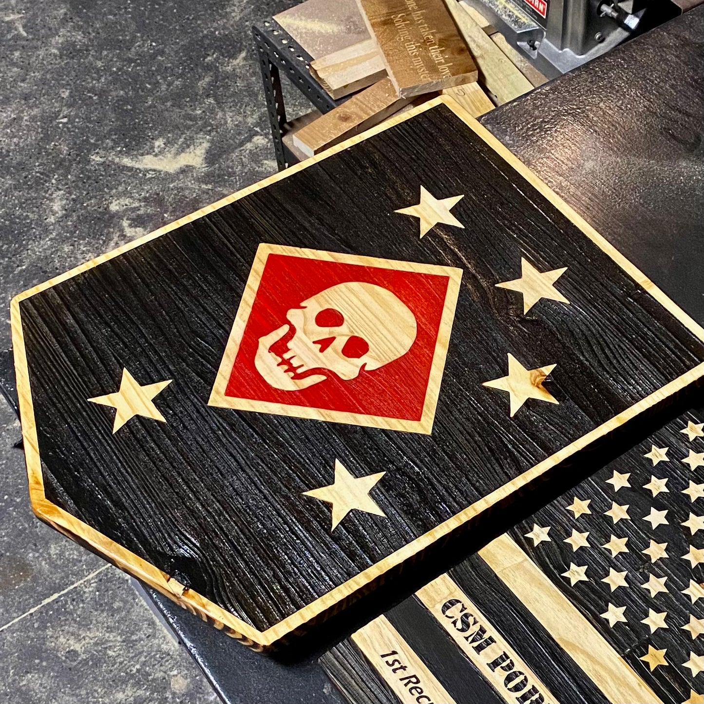 100% Custom Military Plaque - Custom Cutouts - Your Logo - Your Idea