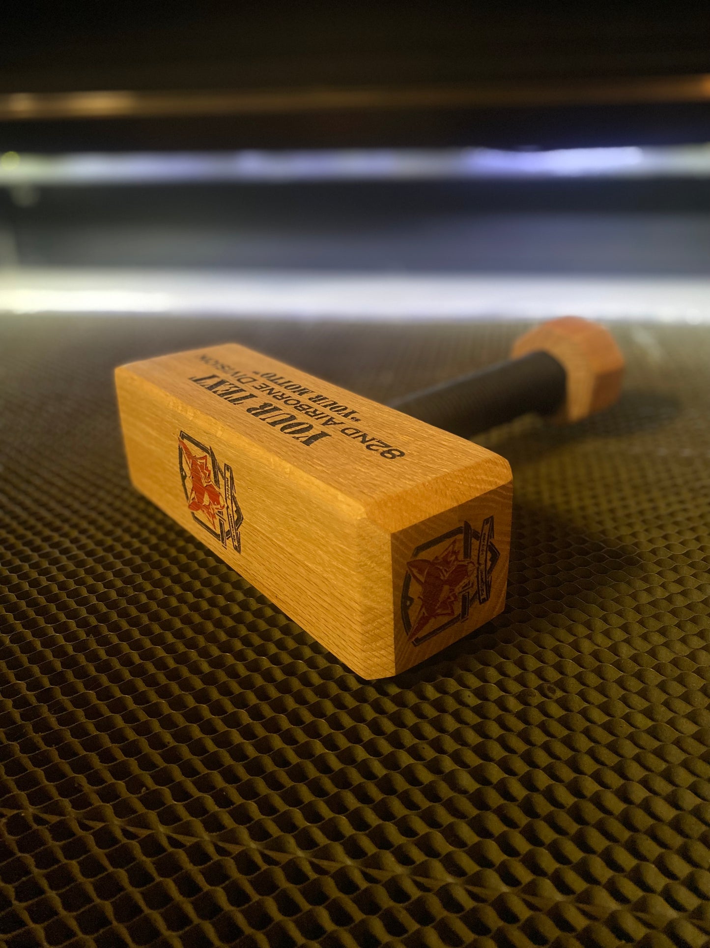 Wood Thor Hammer - Custom Laser Engraved Thor Hammer