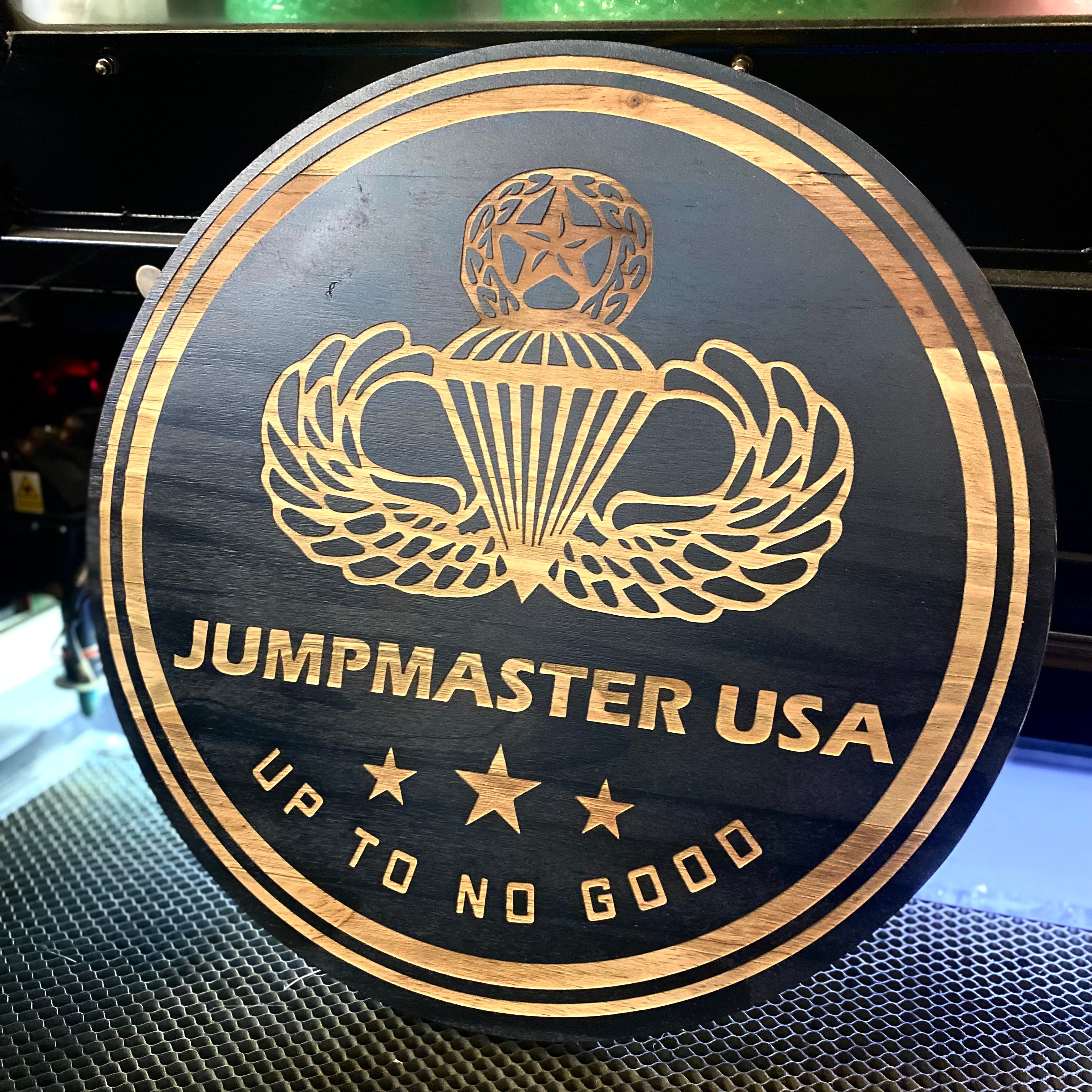 100% Custom Military Plaque - Custom Cutouts - Your Logo - Your Idea ...