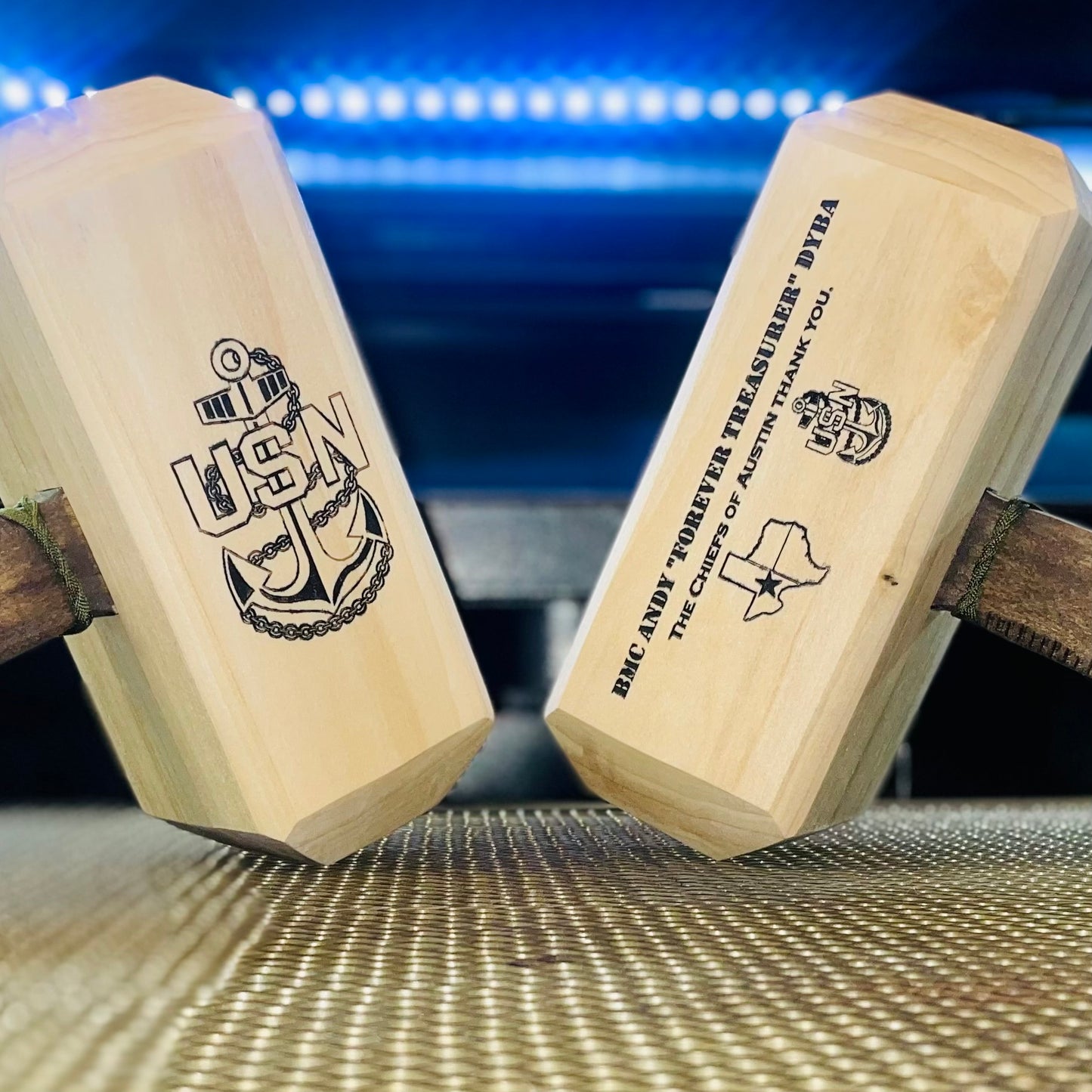 Wood Thor Hammer - Custom Laser Engraved Thor Hammer